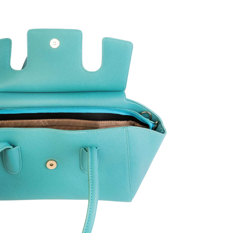 Ferozi Structured Rexine Handbag