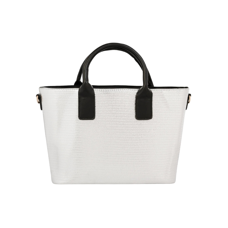 Silver Leather handbag
