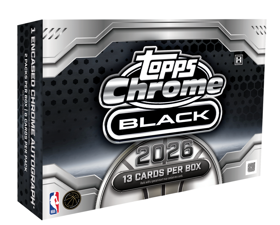 2025/26 Topps Chrome Black Basketball Hobby 8 Box Case