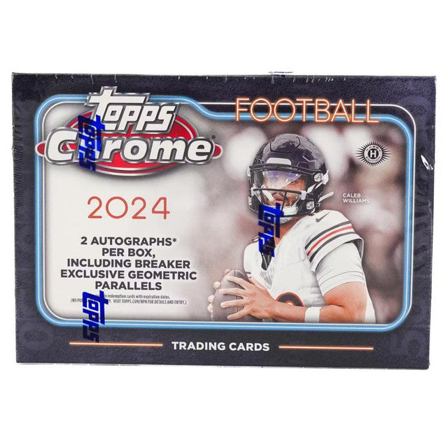 2024 Topps Chrome Football Breaker’s Delight 10 Box Case