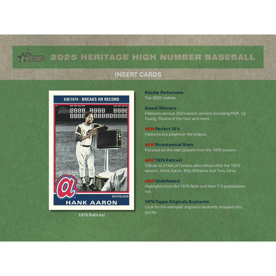 2025 Topps Heritage High Number Baseball Hobby 12-Box Case - Image 6
