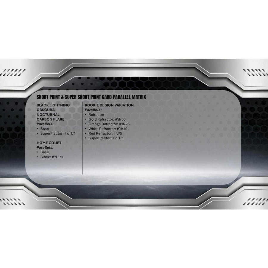 2025/26 Topps Chrome Black Basketball Hobby Box (Presell) - Image 10