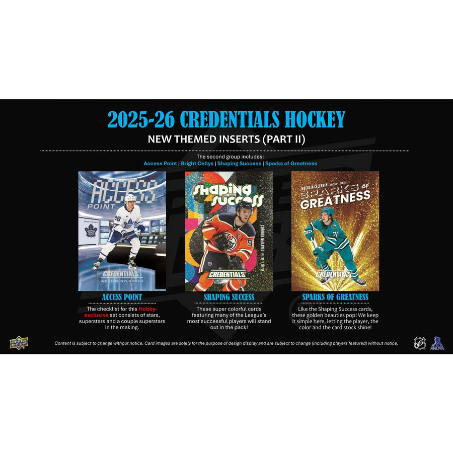 2025/26 Upper Deck Credentials Hockey Hobby 20-Box Case - Image 9