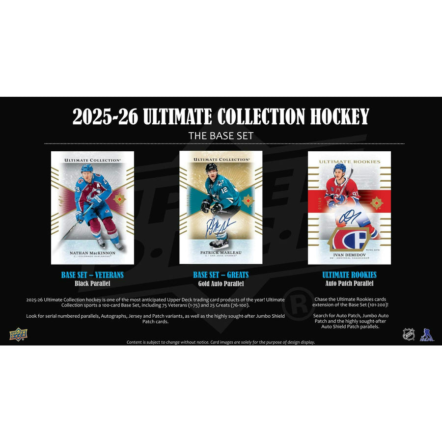 2025/26 Upper Deck Ultimate Collection Hockey Hobby 16-Box Case - Image 7