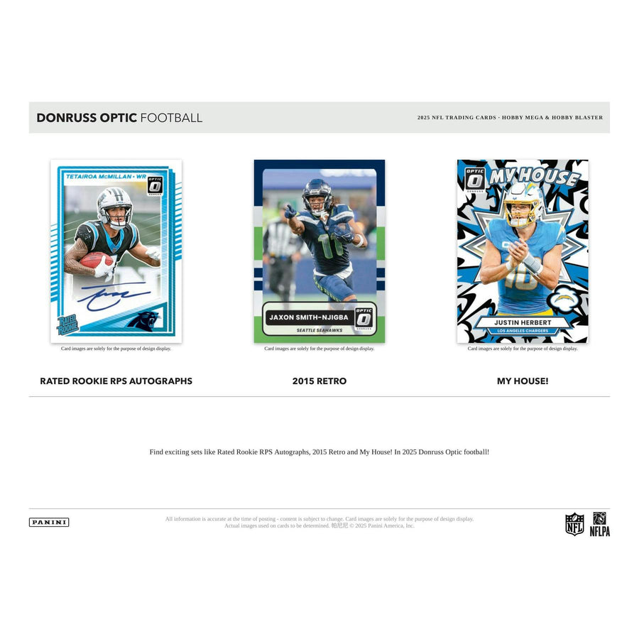 2025 Panini Donruss Optic Football Mega Hobby 20-Box Case - Image 10