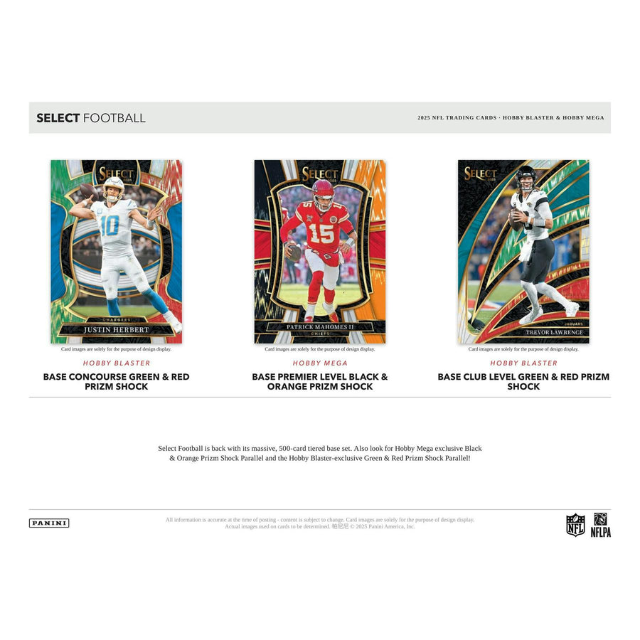 2025 Panini Select Football Mega Hobby 20-Box Case - Image 6