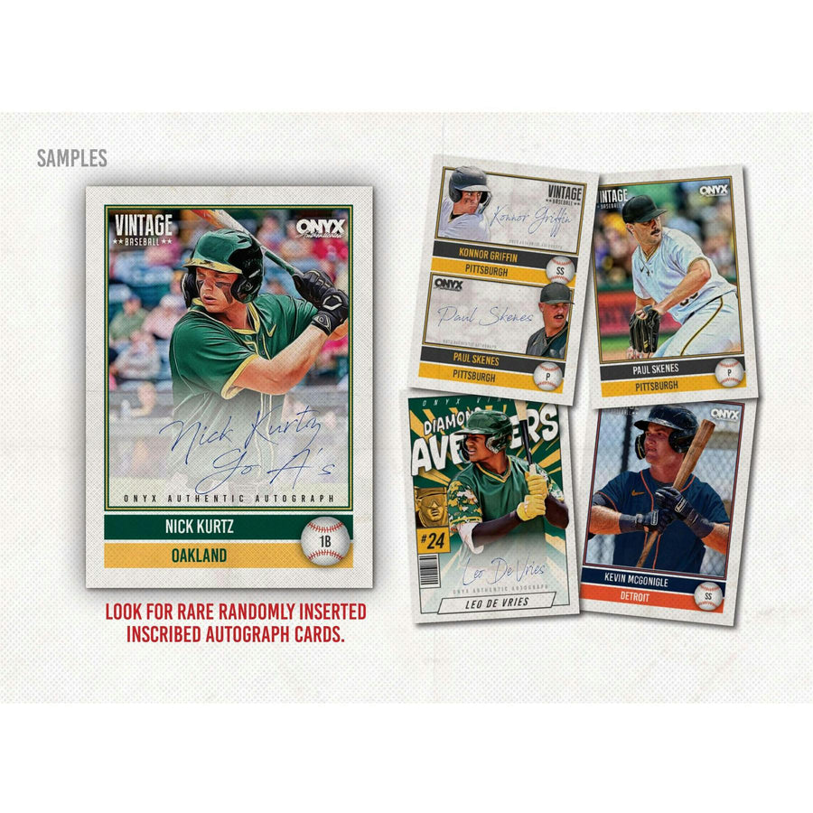 2026 Onyx Vintage Baseball Hobby 6-Box Case - Image 10