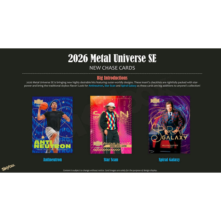 2026 Upper Deck Metal Universe SE Blaster 20-Box Case (Presell) - Image 7