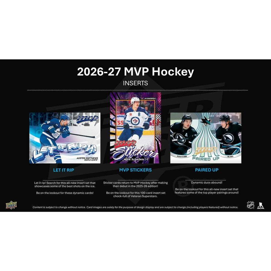 2026/27 Upper Deck MVP Hockey 36-Pack Retail 20-Box Case - Image 9