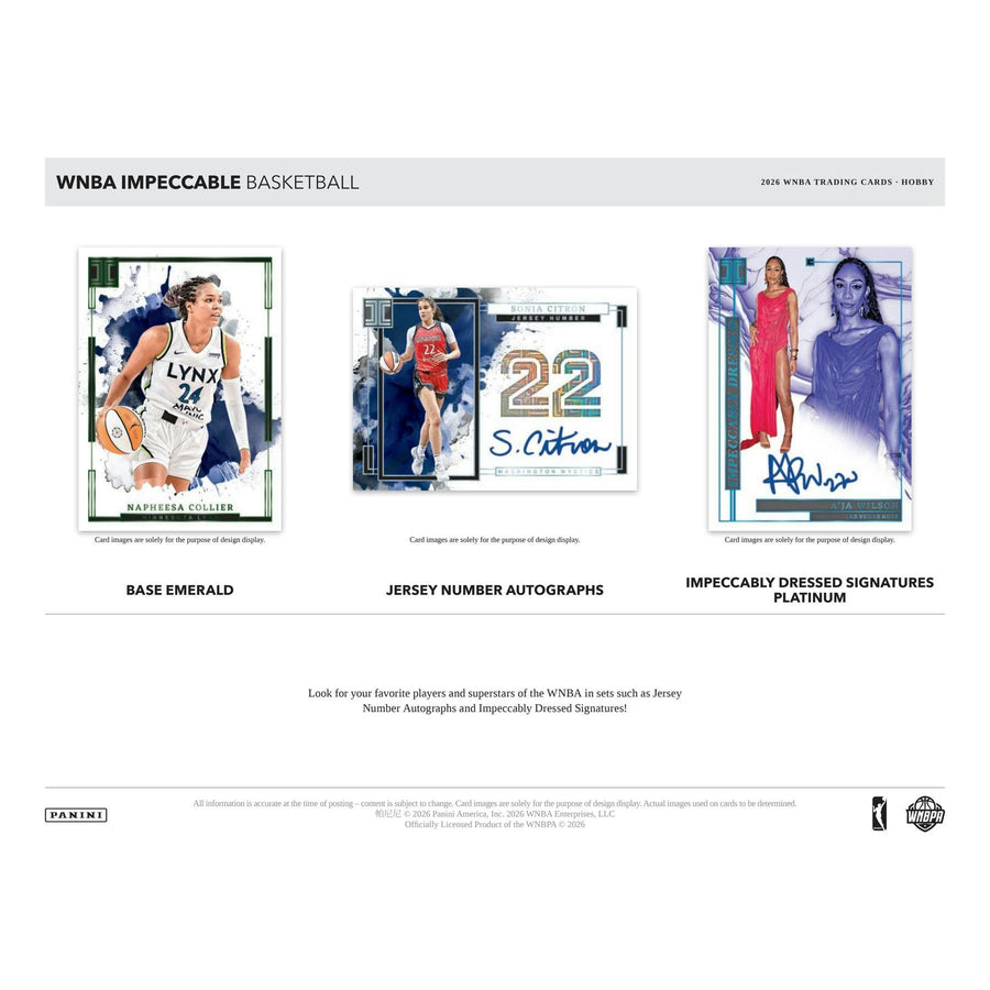 2026 Panini Impeccable WNBA Basketball Hobby Box (Presell) - Image 4