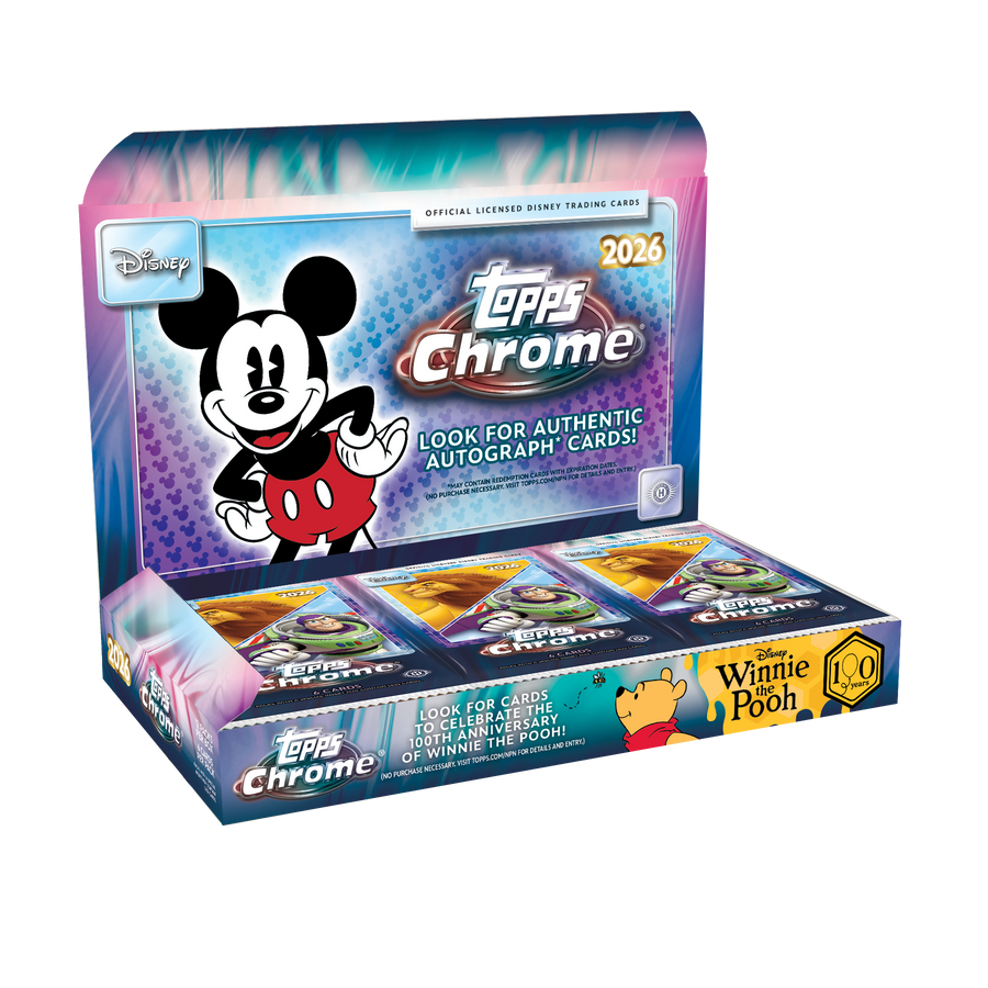 2026 Topps Chrome Disney Hobby 8 Box Case