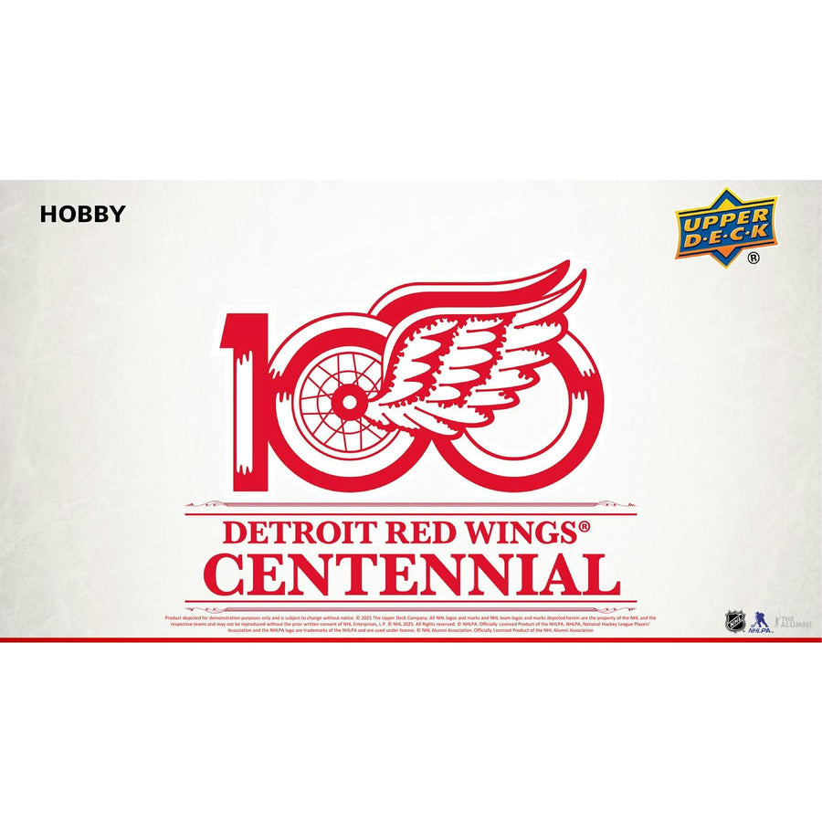 2025/26 Upper Deck Detroit Red Wings Centennial Hockey Hobby 16-Box Case - Image 5