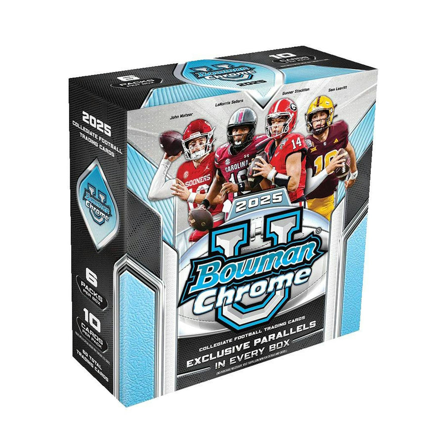 2025 Bowman University Chrome Football Mega 20-Box Case - Image 8