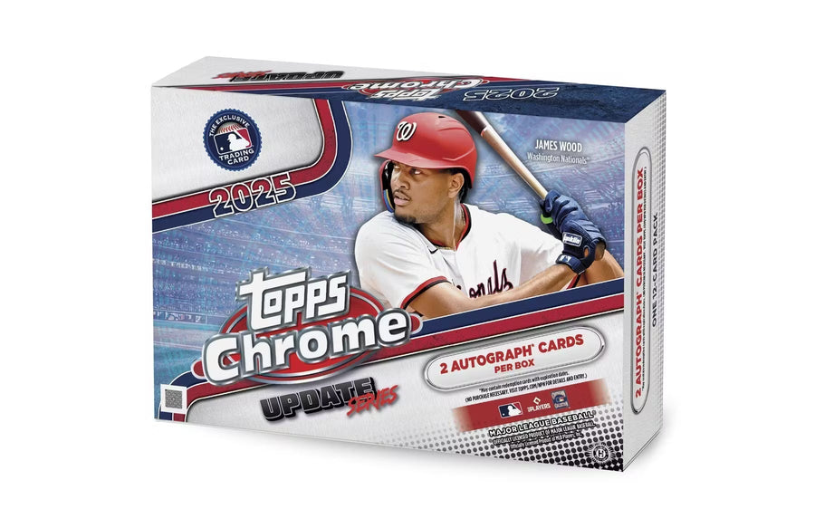 2025 Topps Chrome Update Series Baseball Breaker’s Delight 6 Box Case