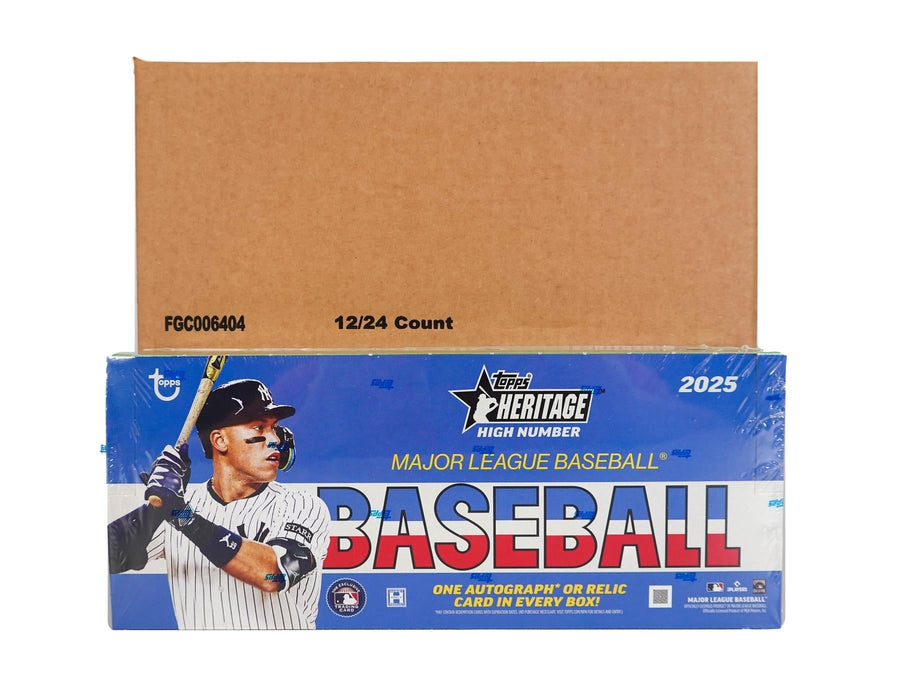 2025 Topps Heritage High Number Baseball Hobby 12-Box Case - Image 2