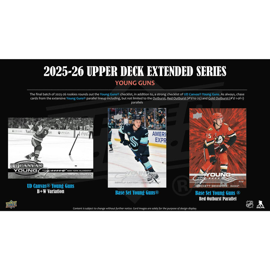 2025/26 Upper Deck Extended Series Hockey Hobby 12-Box Case - Image 10