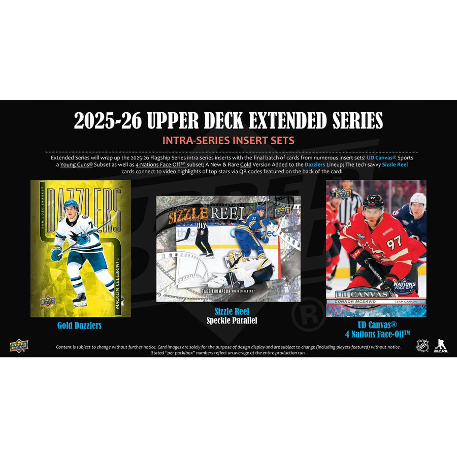 2025/26 Upper Deck Extended Series Hockey Hobby 12-Box Case - Image 9