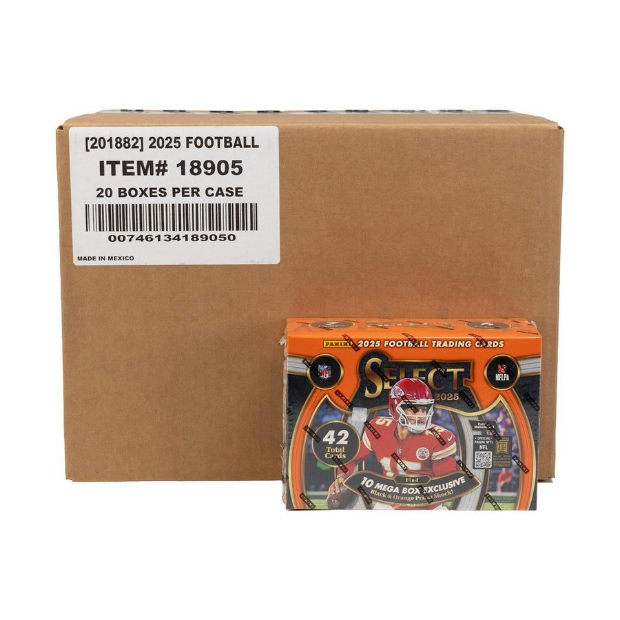 2025 Panini Select Football Mega Hobby 20-Box Case - Image 2