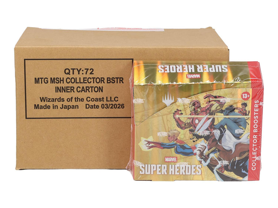 Magic the Gathering Marvel Super Heroes Collector Booster 6-Box Case - Image 4
