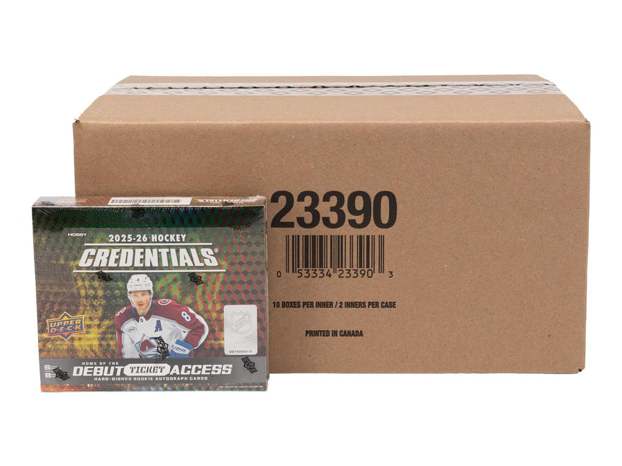 2025/26 Upper Deck Credentials Hockey Hobby 20-Box Case - Image 2
