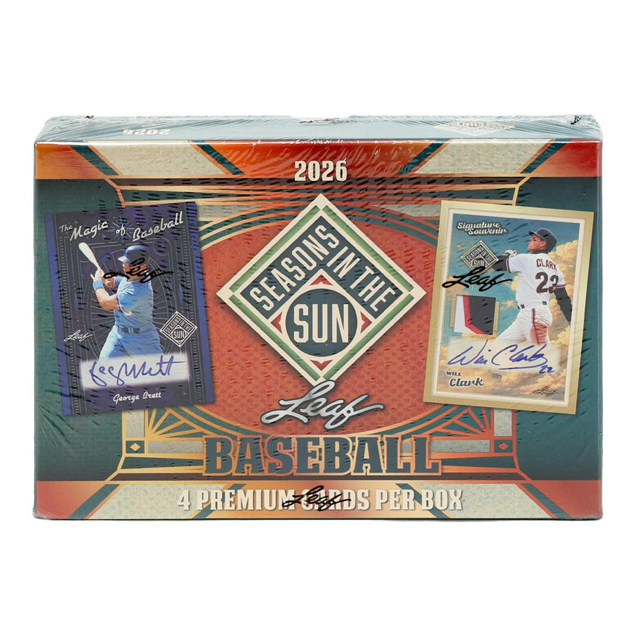 2026 Leaf Seasons in the Sun Baseball Hobby 10-Box Case - Image 3