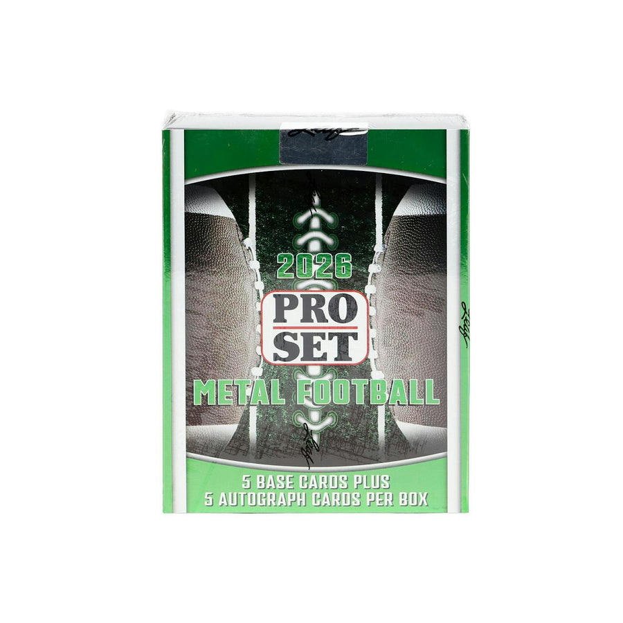 2026 Leaf Pro Set Metal Football Hobby 10-Box Case - Image 6