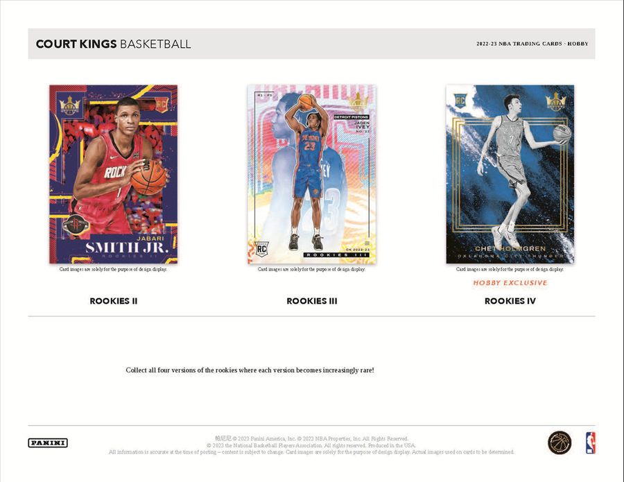 2022-23 Panini Court Kings Basketball Hobby 16 Box Case - Image 3