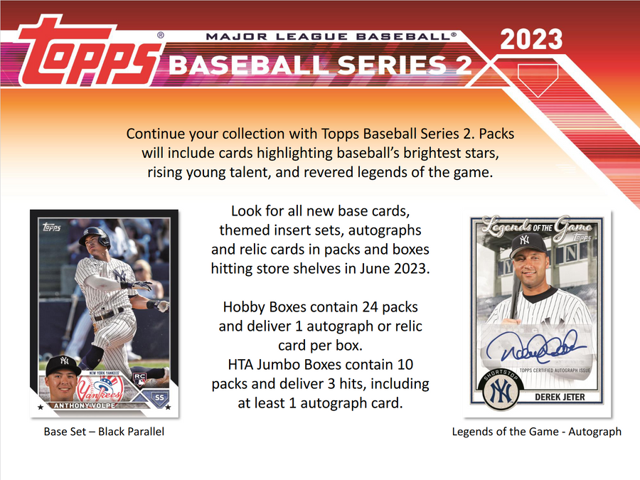 2023 Topps Series 2 Baseball Hobby 12 Box Case - Image 2