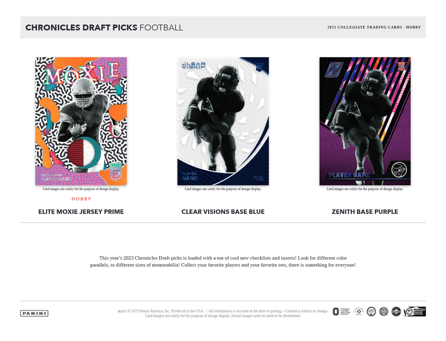 2023 Panini Chronicles Draft Picks Football Hobby 16 Box Case - Image 5