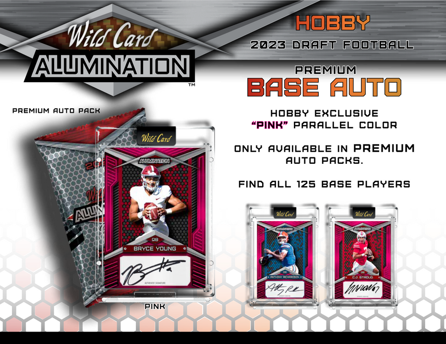 2023 Wild Card Alumination Draft Football Hobby 12 Box Case - Image 6