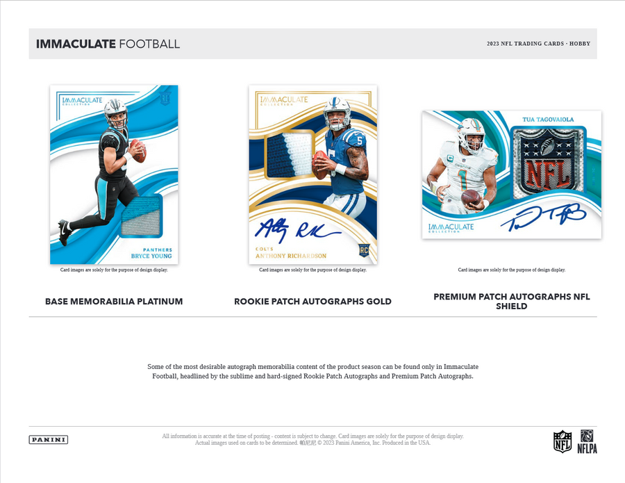 2023 Panini Immaculate Football Hobby 6 Box Case - Image 3