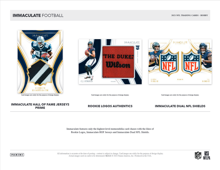 2023 Panini Immaculate Football Hobby 6 Box Case - Image 5