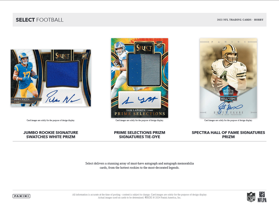 2023 Panini Select Football Hobby 12 Box Case - Image 6