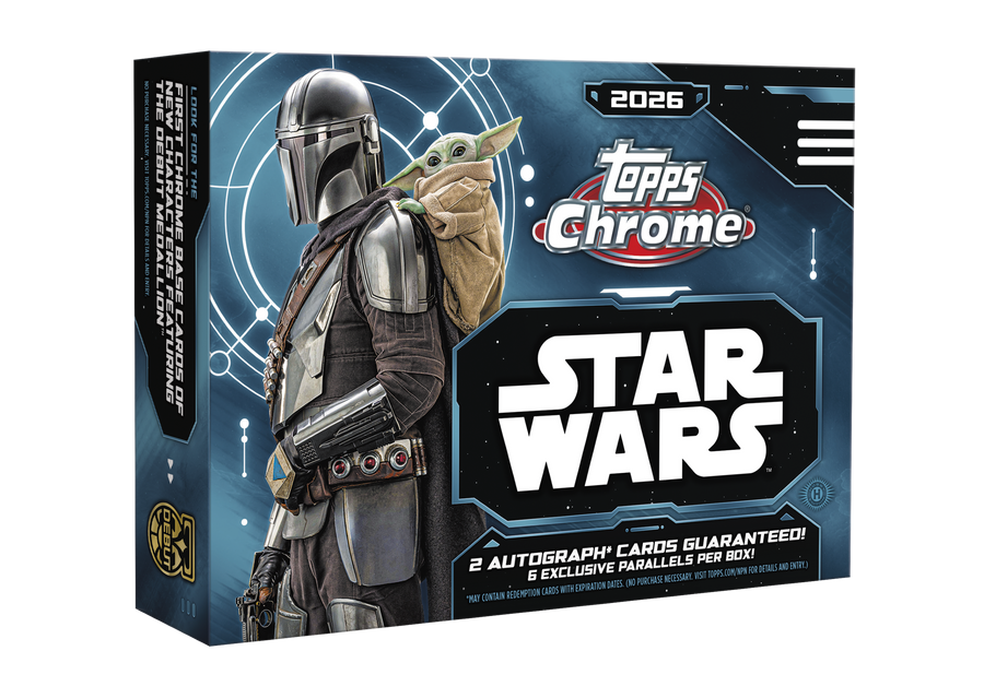 2026 Topps Star Wars Chrome Delight 6 Box Case