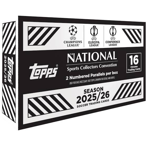2026 Topps UEFA Soccer NSCC Collection Box National Exclusive