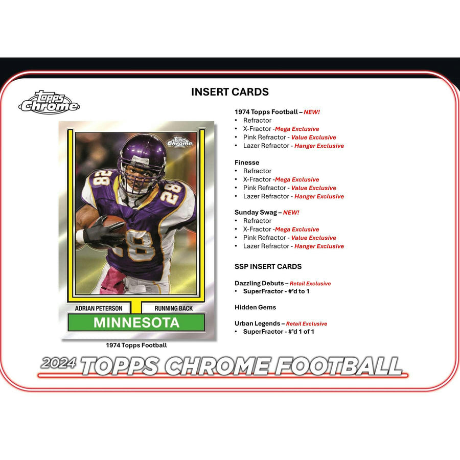 2024 Topps Chrome Football Mega 20-Box Case - Image 10