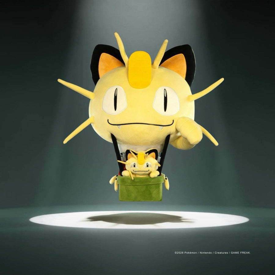 Pokemon SDCC 2026 Jazwares MEOWTH HOT AIR BALLOON Plush Exclusive - Image 2